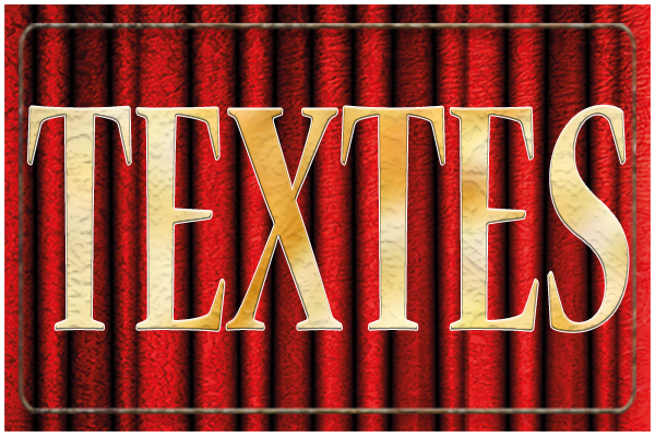 TEXTE THEATRE EXTRAIT FILM SKETCH